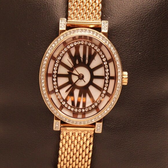 Wittnauer Women Wittnauer Women\'s Dress Watch Crystal Accents Rose Gold 28mm
